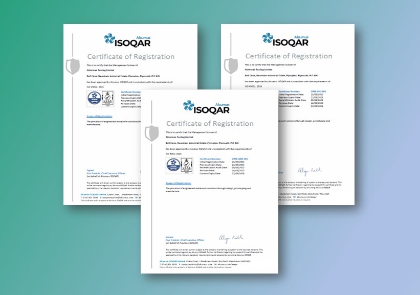Another three years! Successful ISO recertification, with no non ...