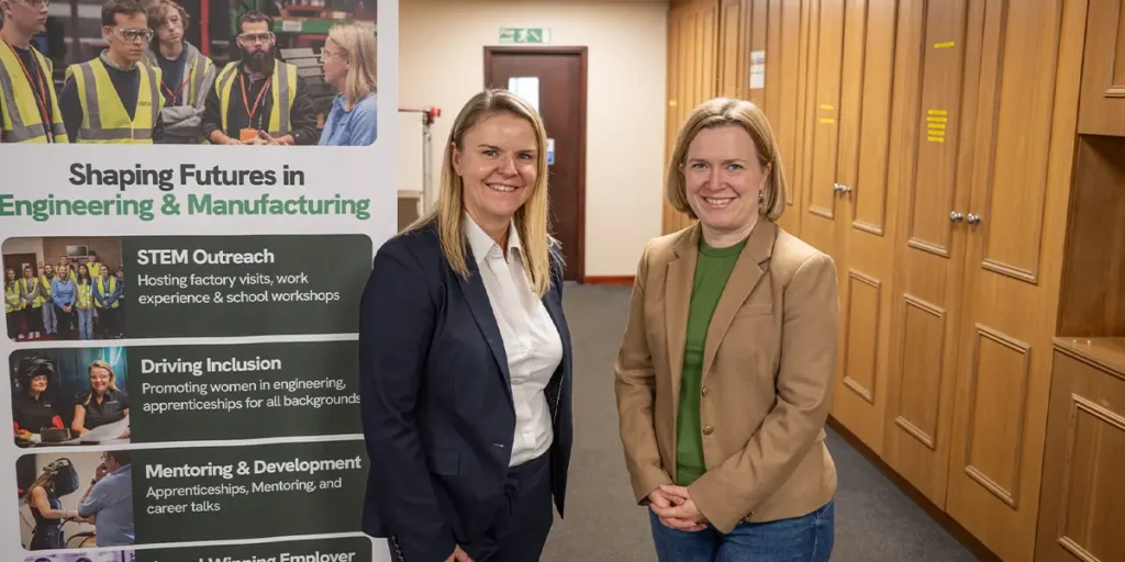 Rebecca Smith MP at National Manufacturing Day 2025 at Aldermans Tooling