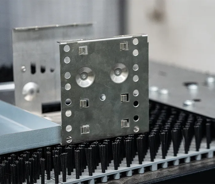 Metal parts punched with Aldermans machine